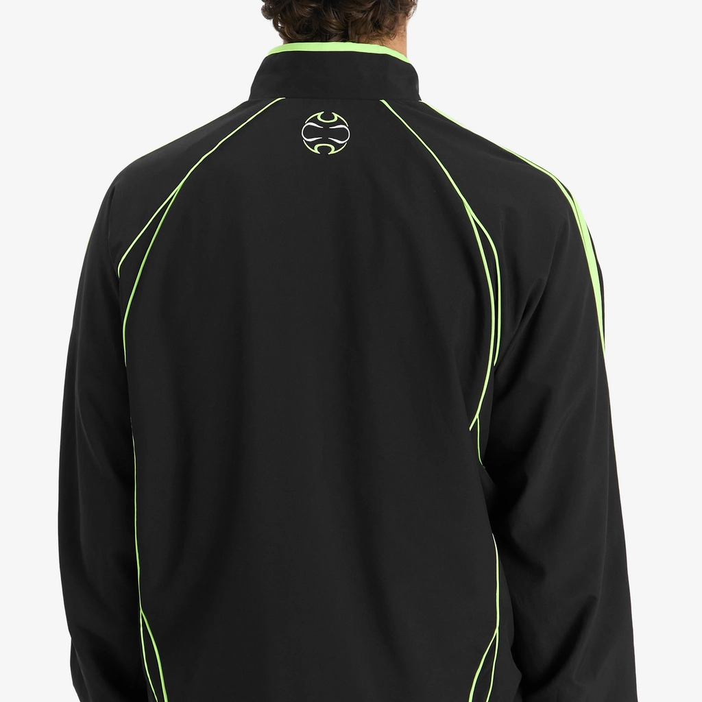 Adidas Originals Men's Teamgeist Track Top Black/Signal Green
